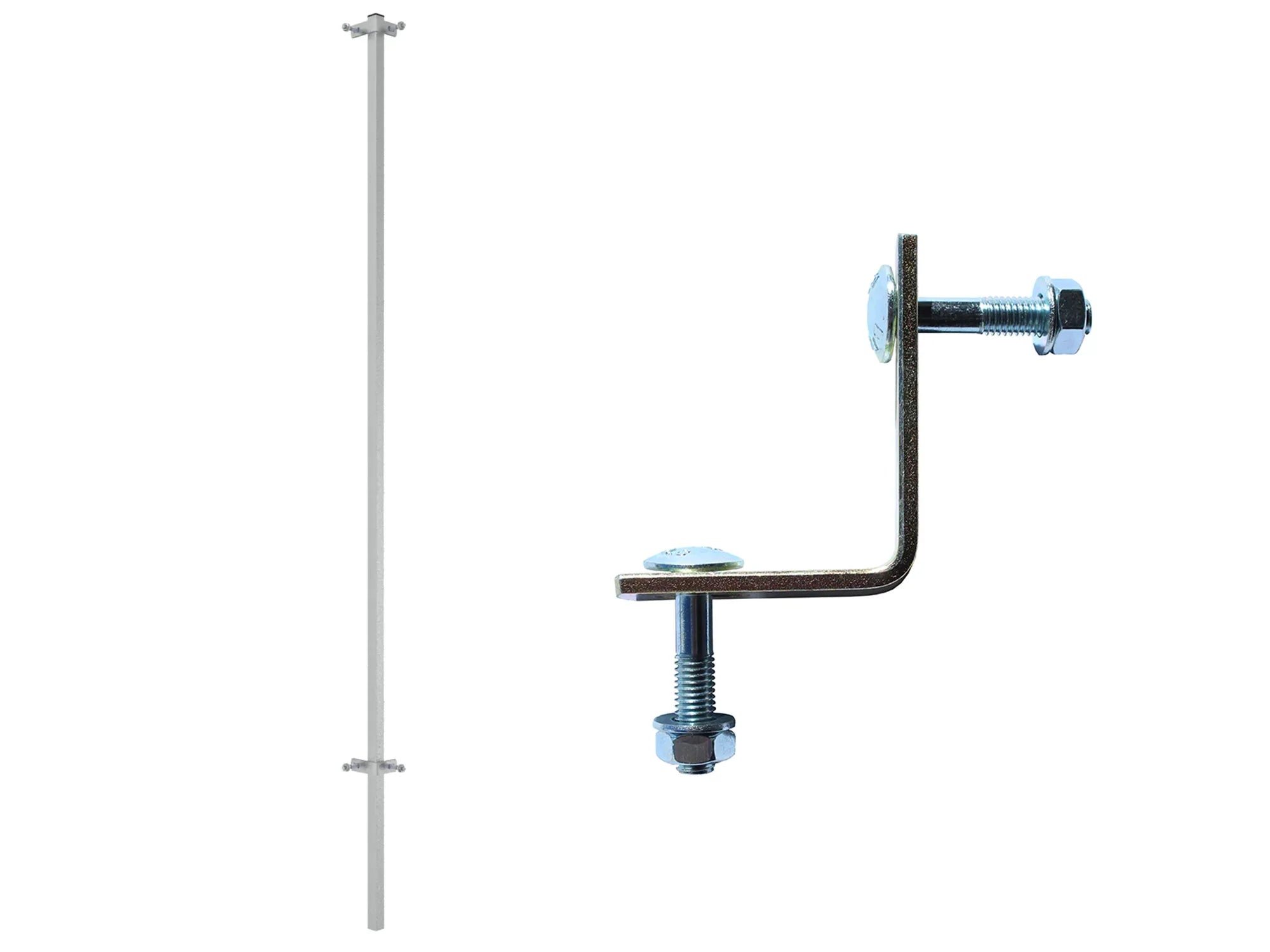 Eckverbindungen der Elemente für unsere Hundeausläufe