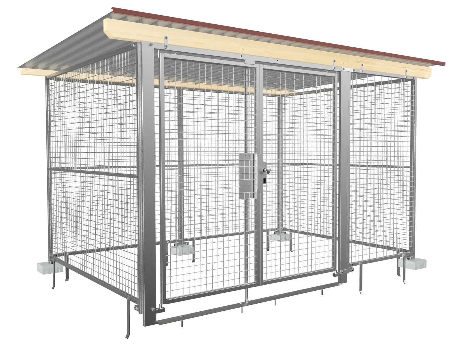 Lagerraum für den Außenbereich incl. Bodenverankerung