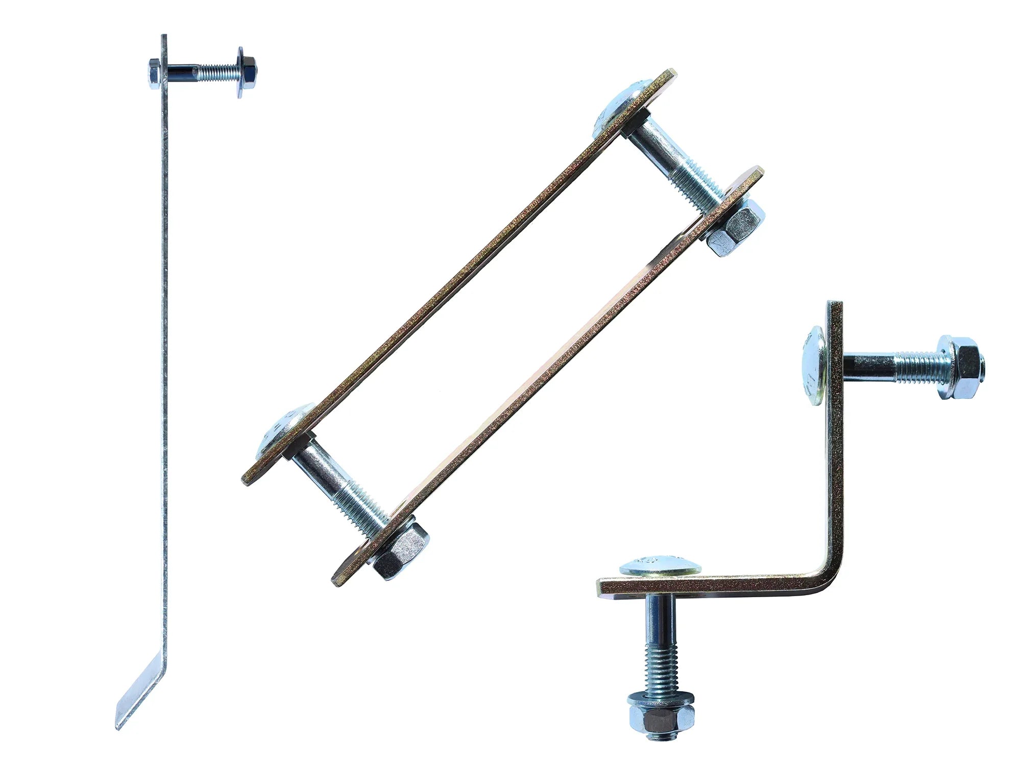 Unsere verzinkten Verbindungsteile sowie der Bodenverankerung