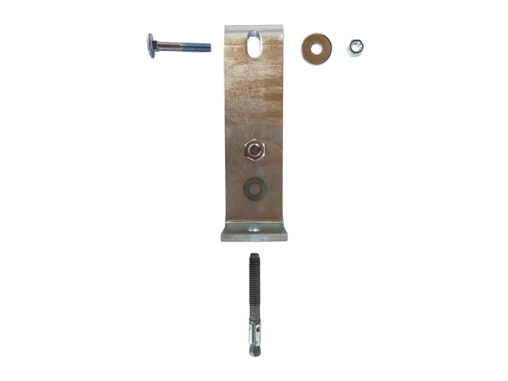 Bodenverankerung mit Befestigungsmaterial