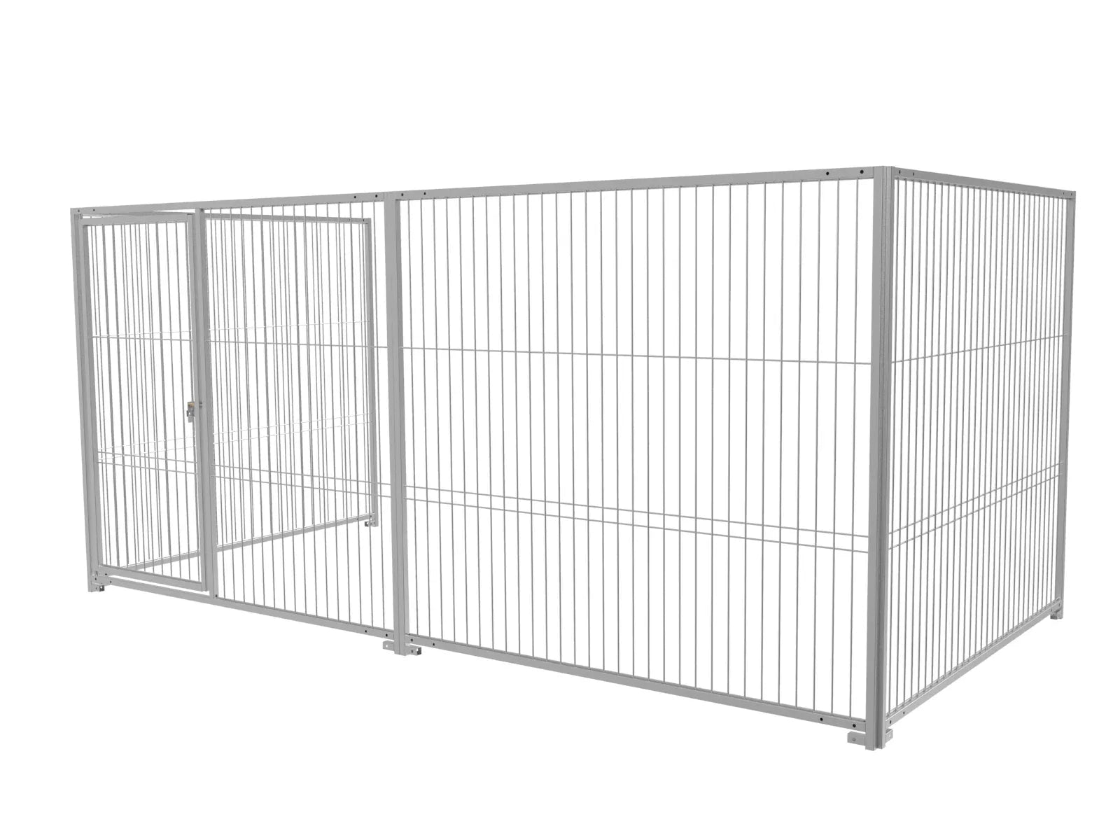 Hundeauslauf mit Stabelementen in der Größe von 2 x 4 m