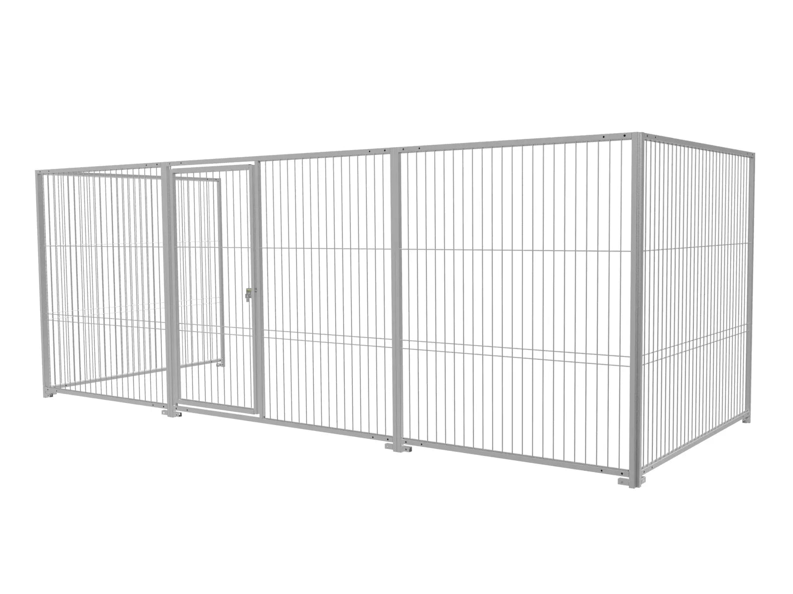 Hundeauslauf mit Stabelementen in der Größe von 2 x 5 m