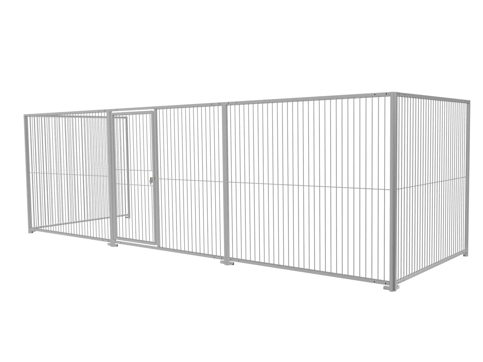 Hundeauslauf mit Stabelementen in der Größe von 2 x 6 m