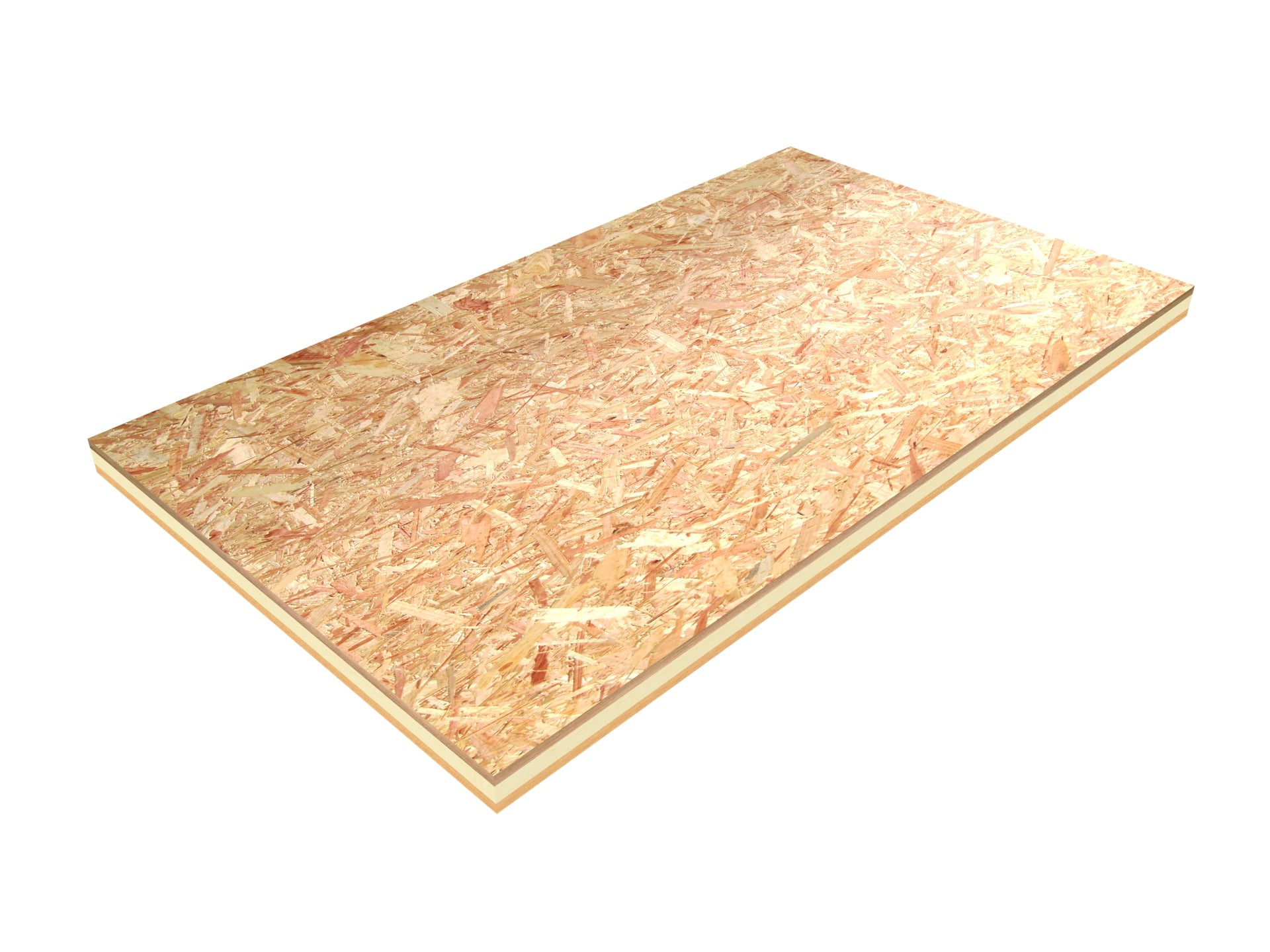 Holzboden aus zwei Spanplatten und Fichtenlatten