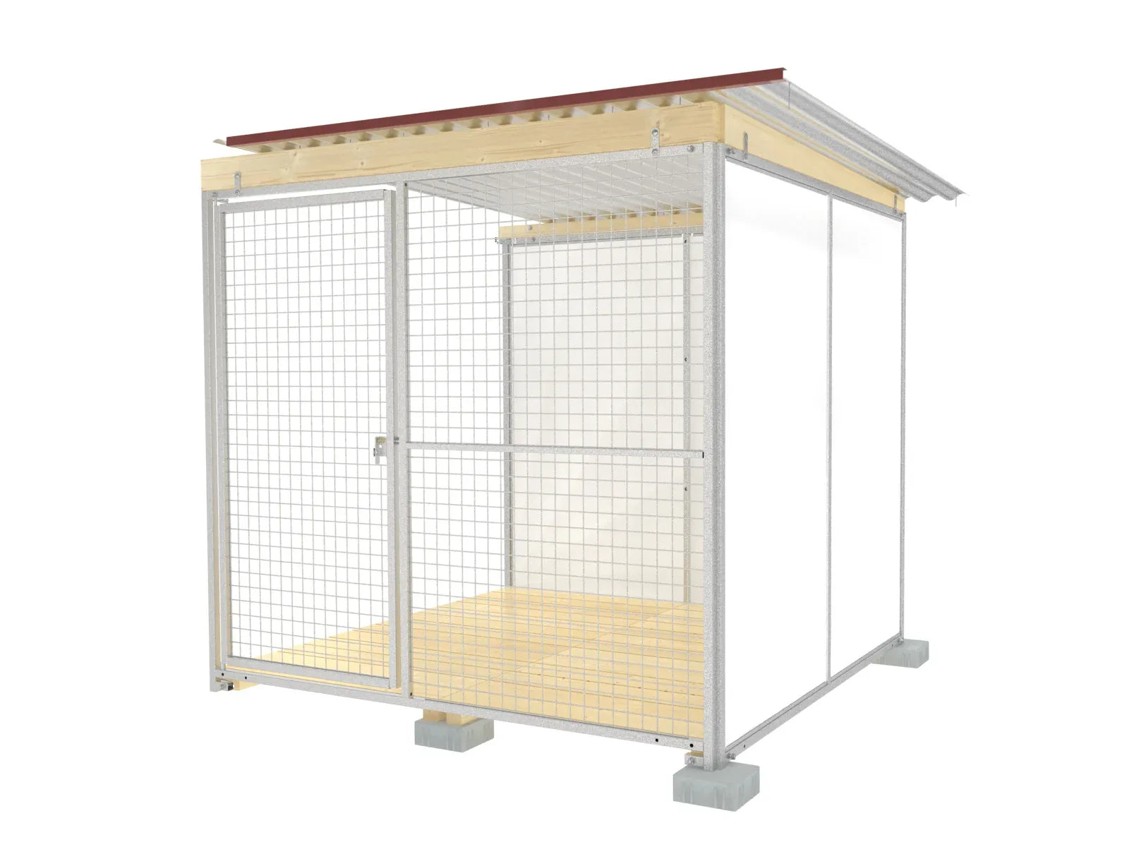 Hochwertiger Anbau-Hundezwinger für Zwingeranlagen