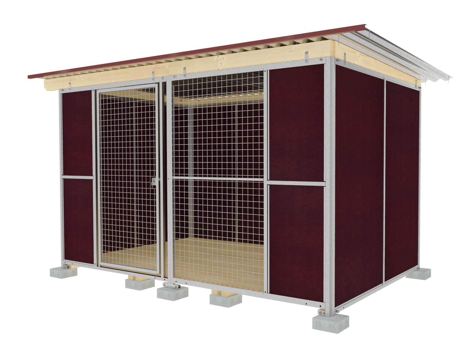 Anfangs-Hundezwinger für Reihenanlagen