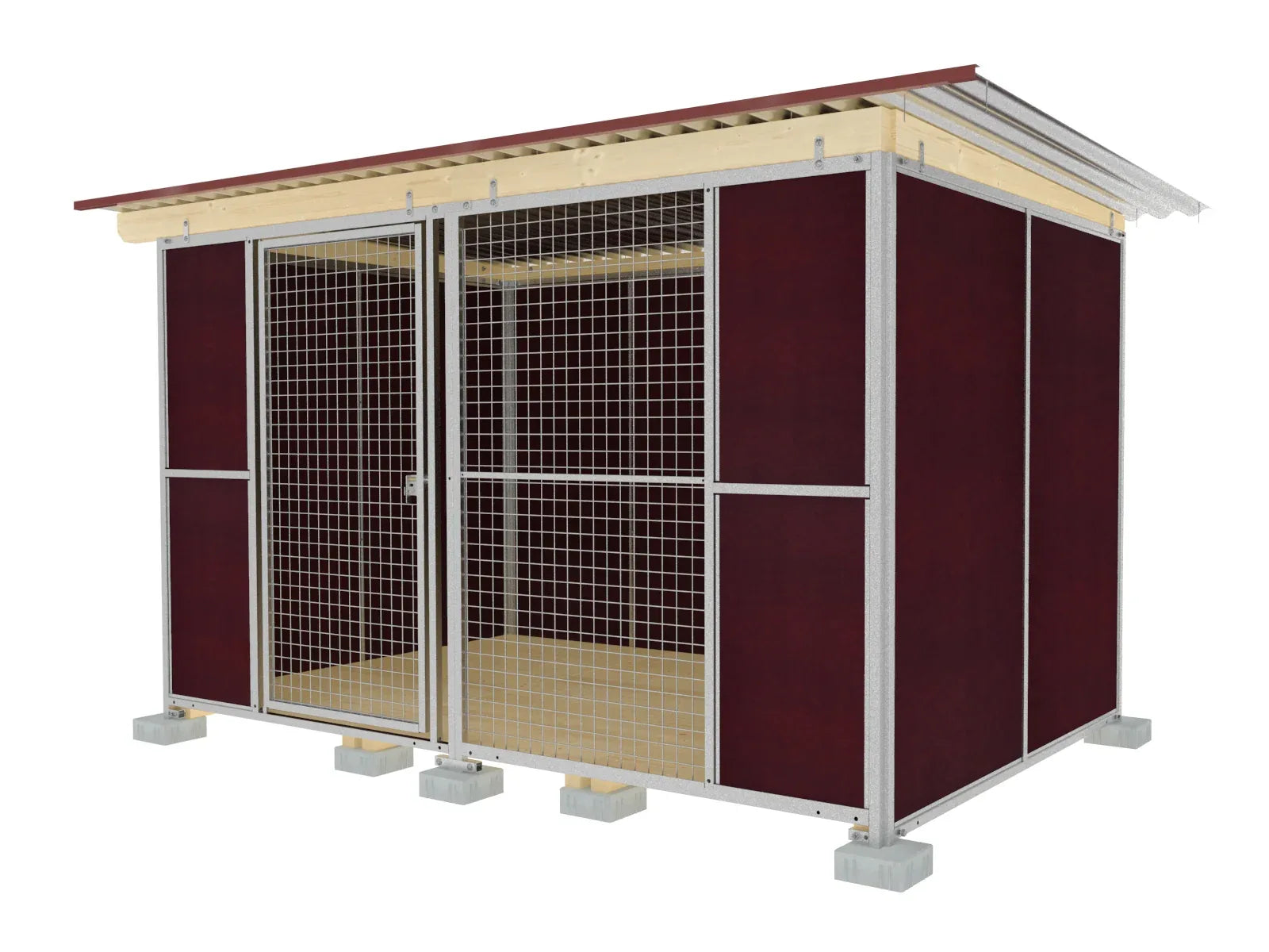 Anfangs-Hundezwinger für Reihenanlagen