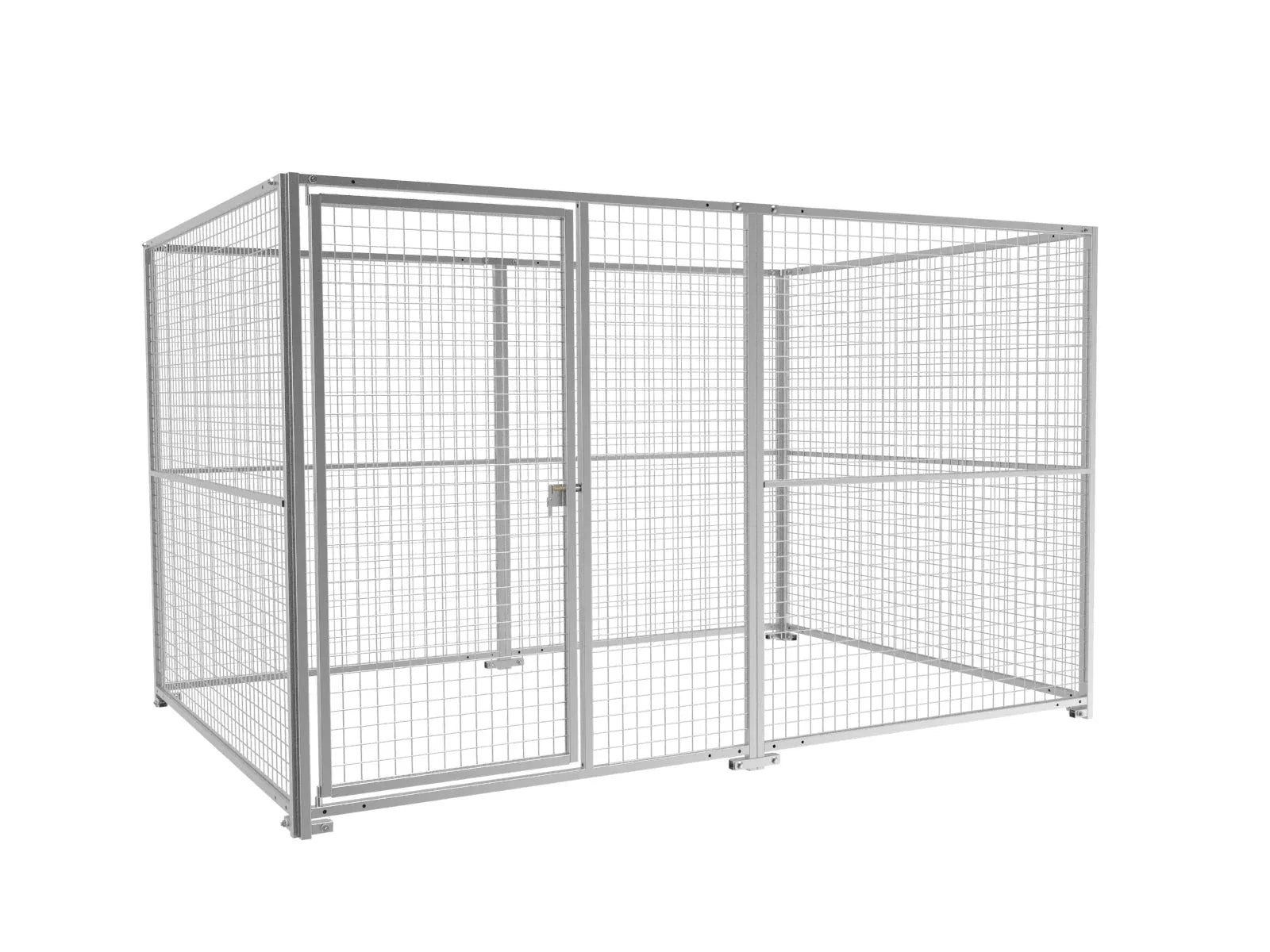 Hundezwinger aus Stahl 2 m breit 3 m lang für den Innenbereich und Außenbereich