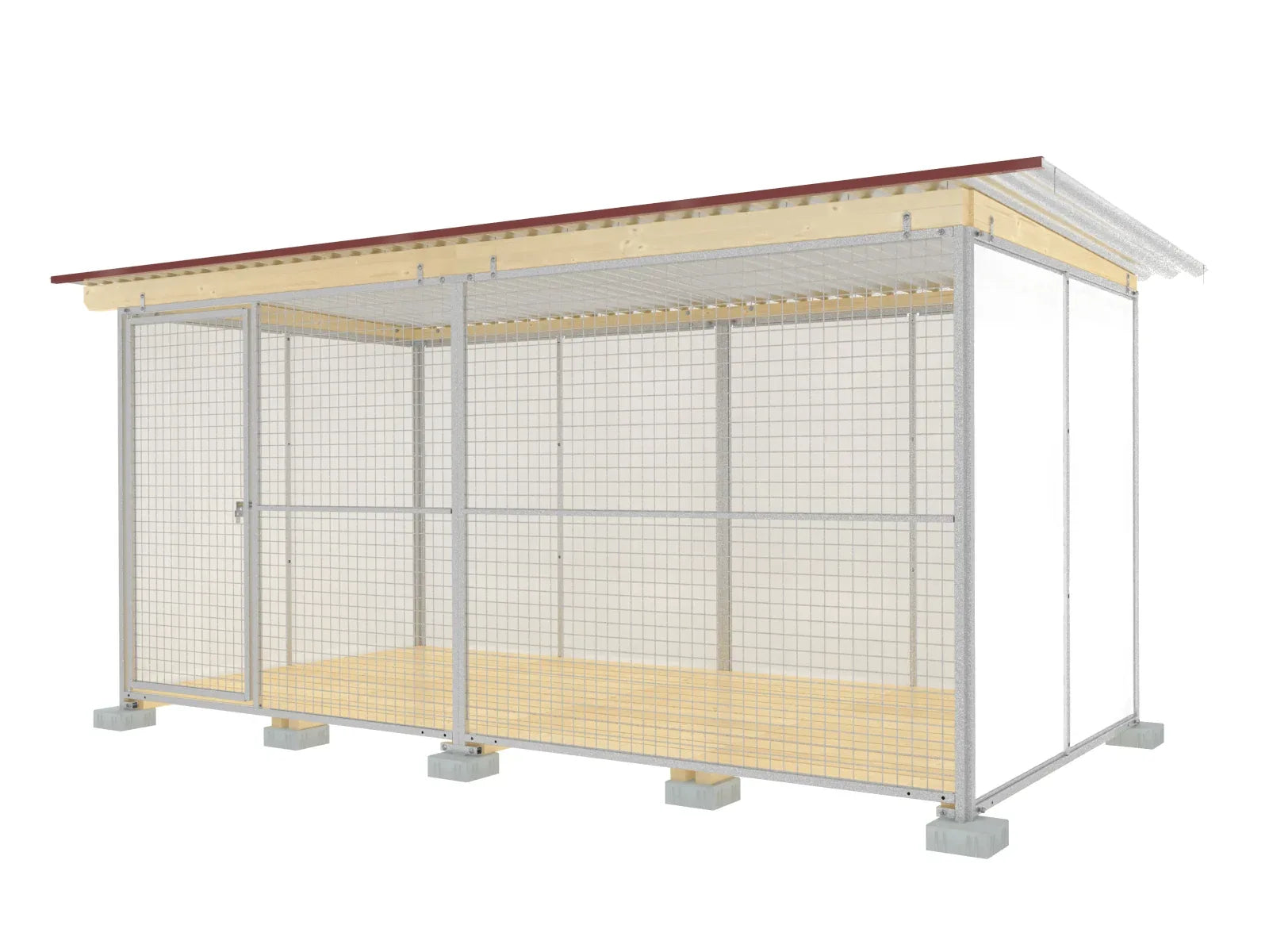 Anfangshundezwinger für Zwingeranlagen mit mehreren Hunden