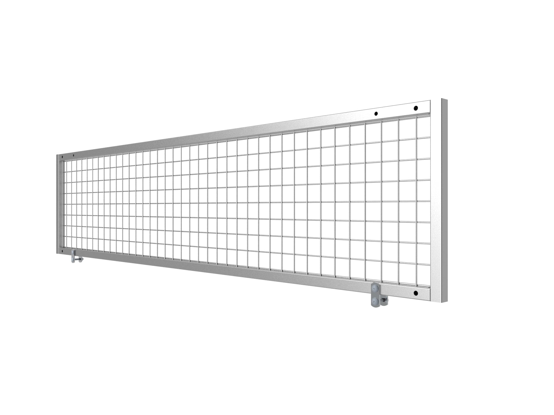 Gitterelement 2 m lang und 46 cm hoch aus verzinktem Metall