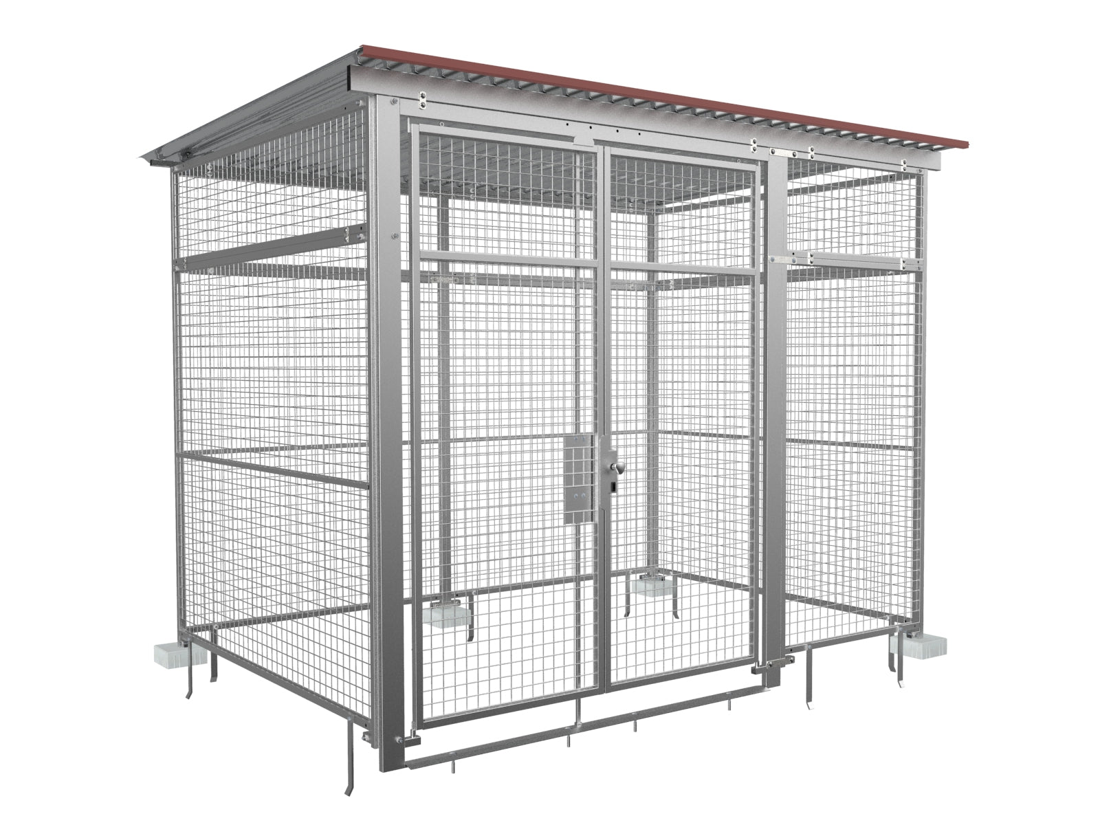 Gasflaschencontainer für die industrielle Nutzung, höhe 2,3 m