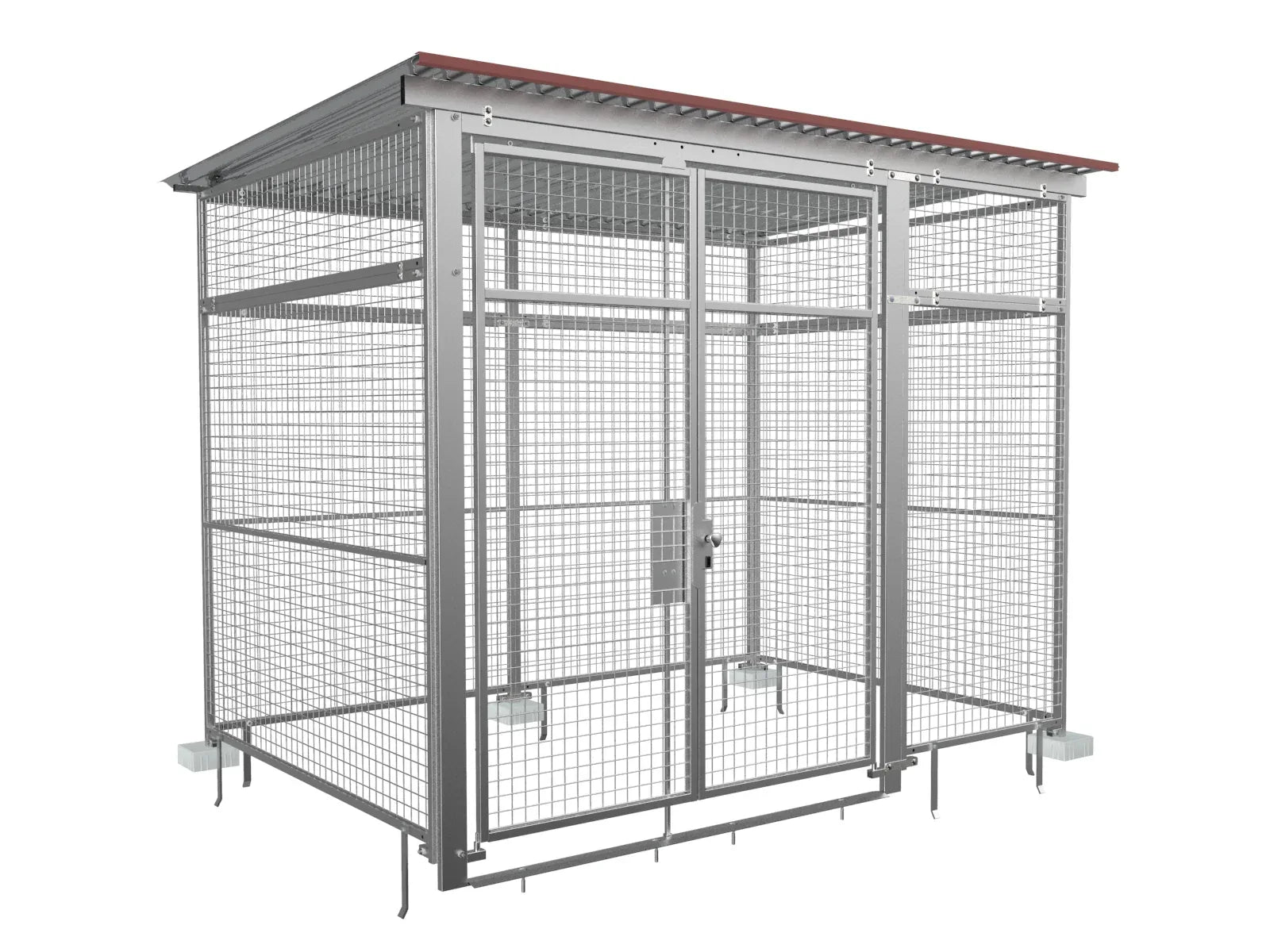 Gasflaschencontainer für die industrielle Nutzung, höhe 2,3 m