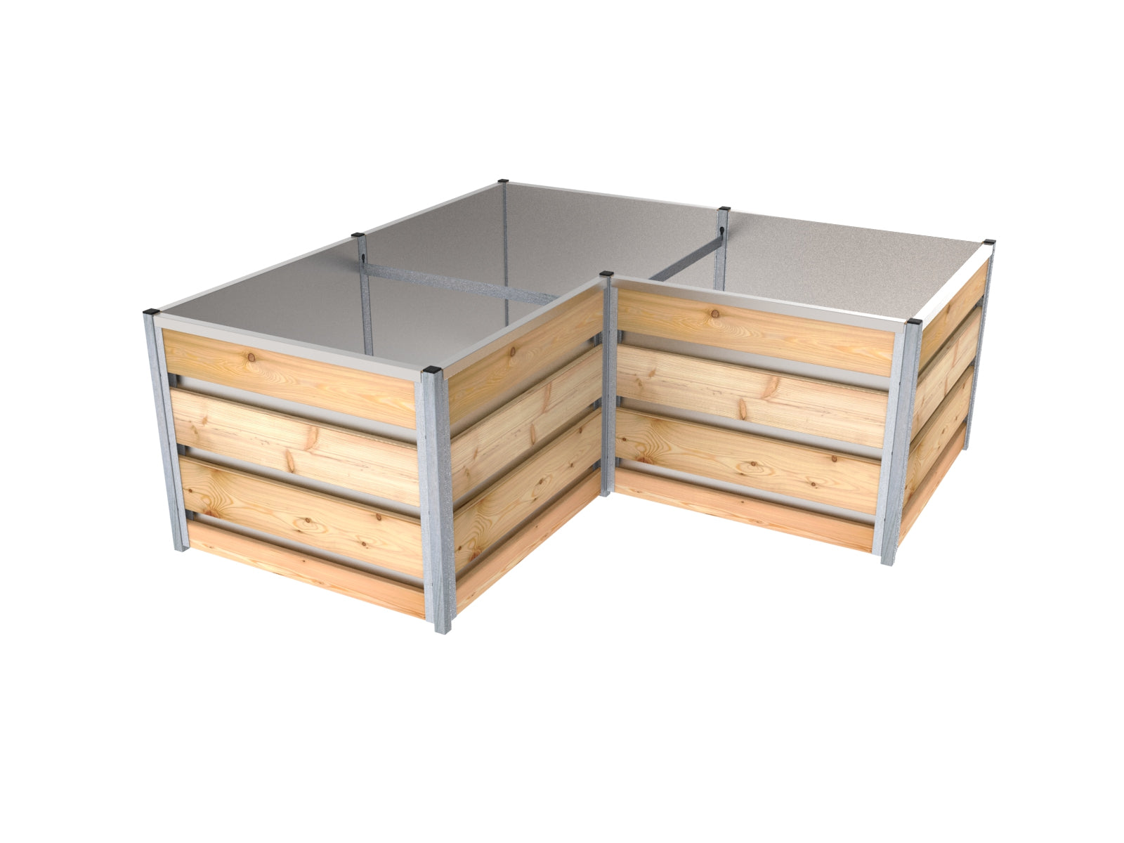 Hochbeet "Sprössling" L-Form | Höhe: 65 cm