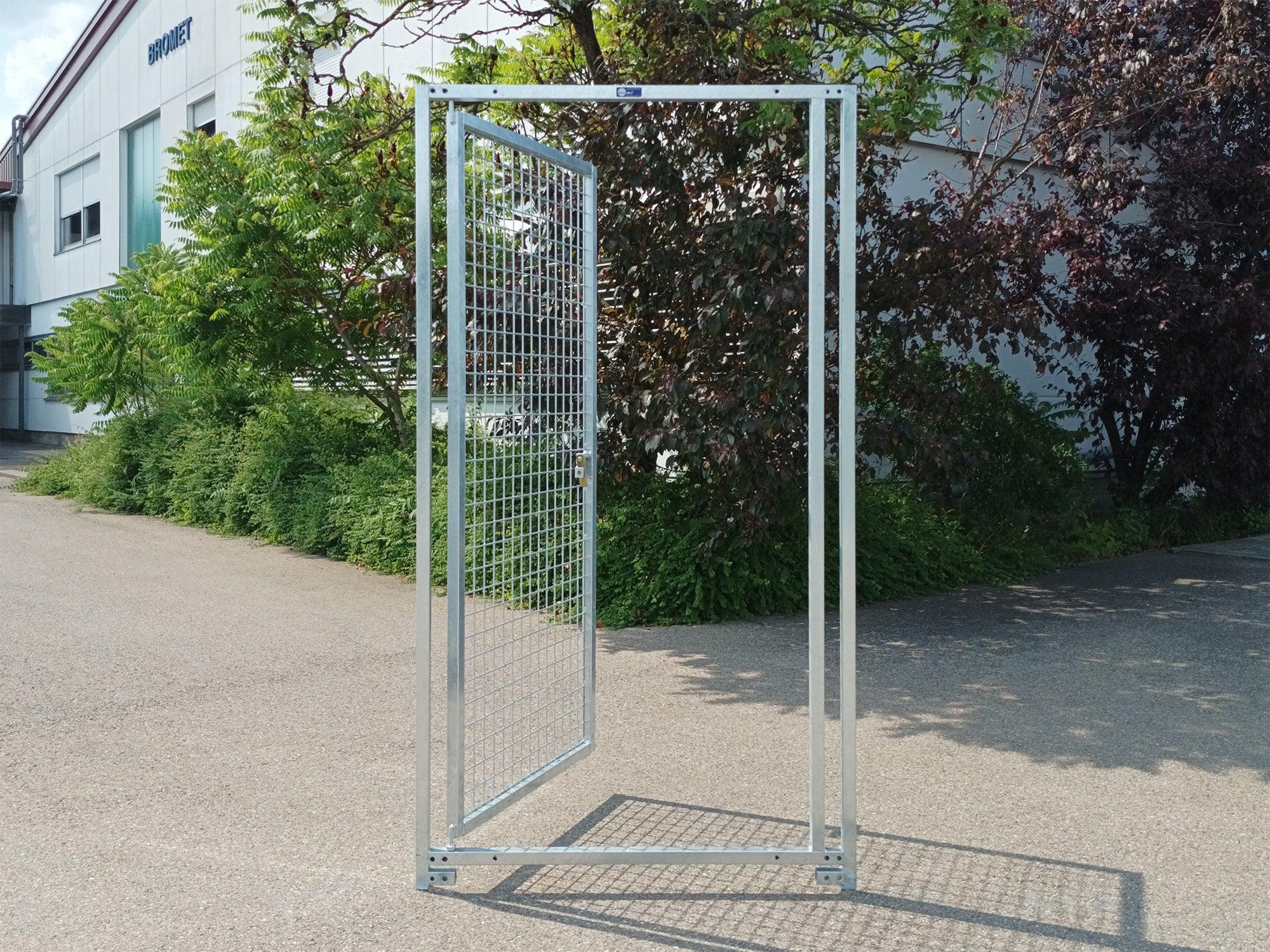 Türrahmen 1 m breit mit Türe korrosionsbeständig und 1,82 m hoch