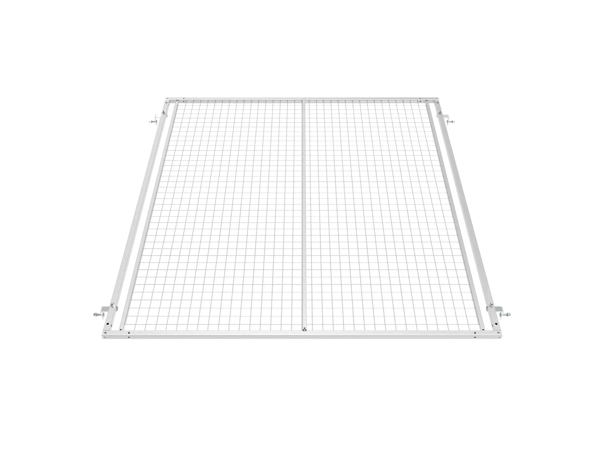 Abdeckgitter aus verzinktem 4-Kantrohren und eingeschweißter Gittermatte