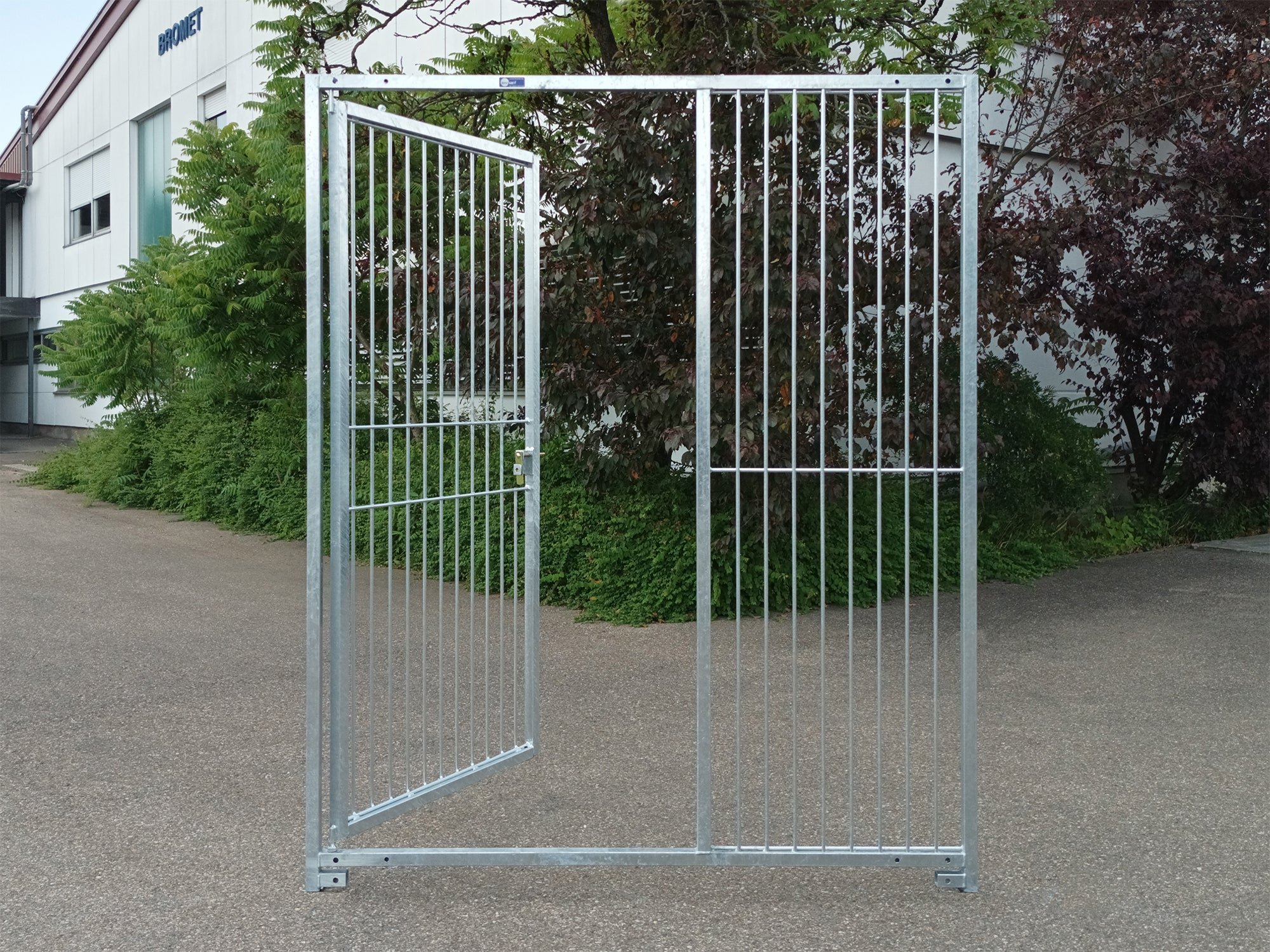 Zaunelement mit Türe nach innen öffnend höhe 1,82 m