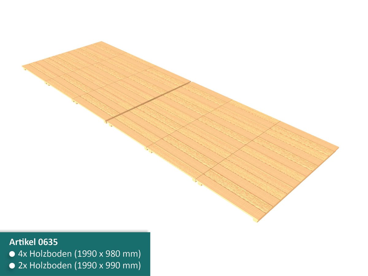 Holzböden als Satz