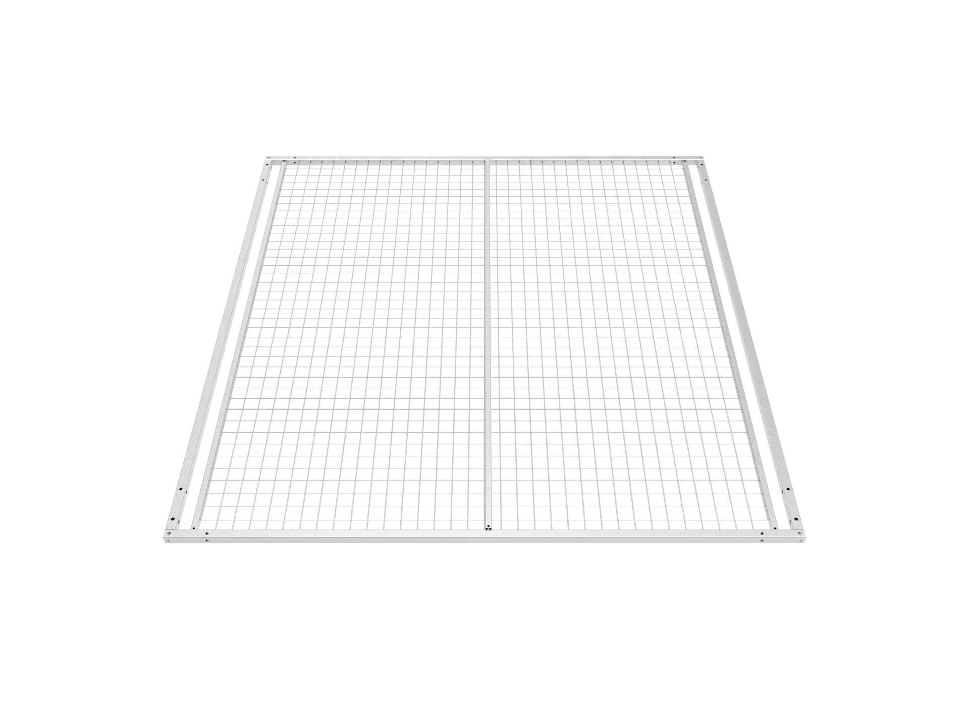 Zaunelement robust und korrosionsbeständig für den Außenbereich für Hundegehege