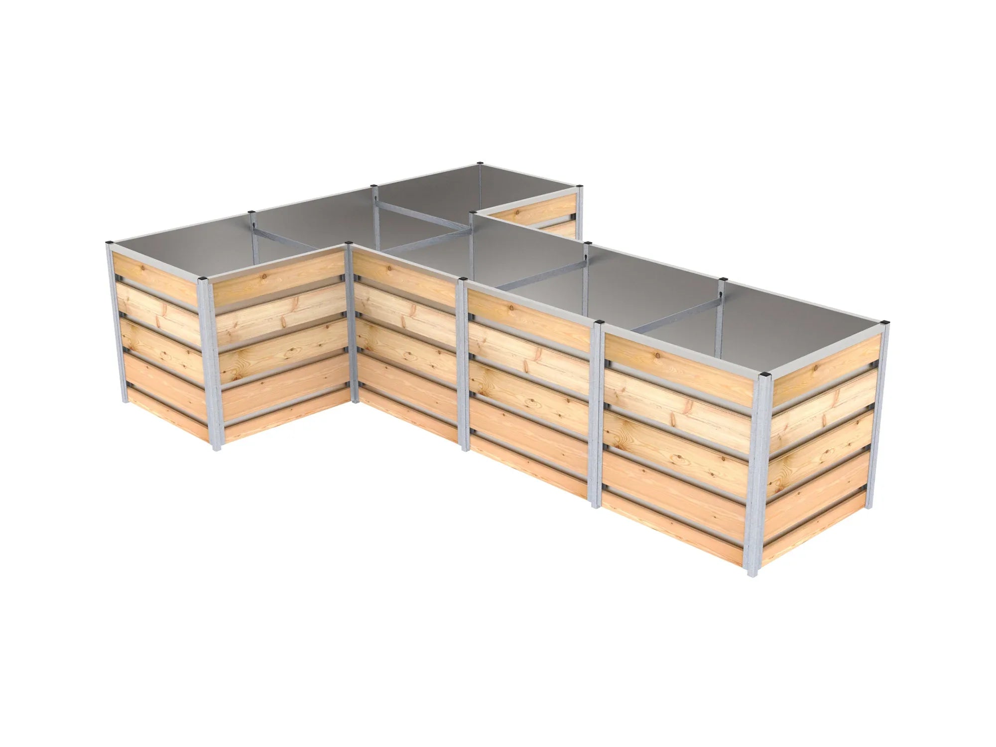 Hochbeet 83 cm hoch in beliebiger Form aufstellbar