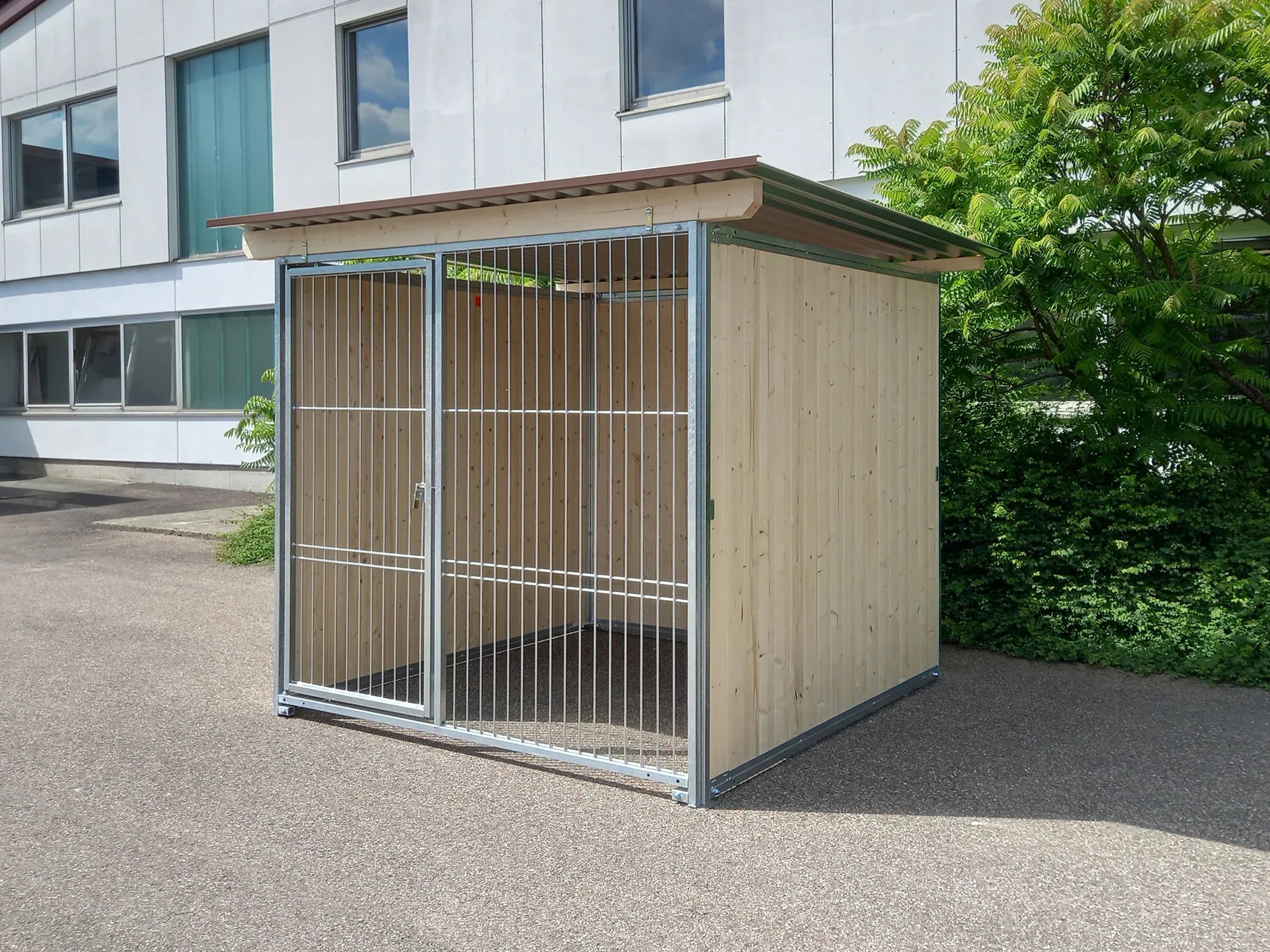 Hundezwinger in der Standard-Ausführung ohne Holzboden