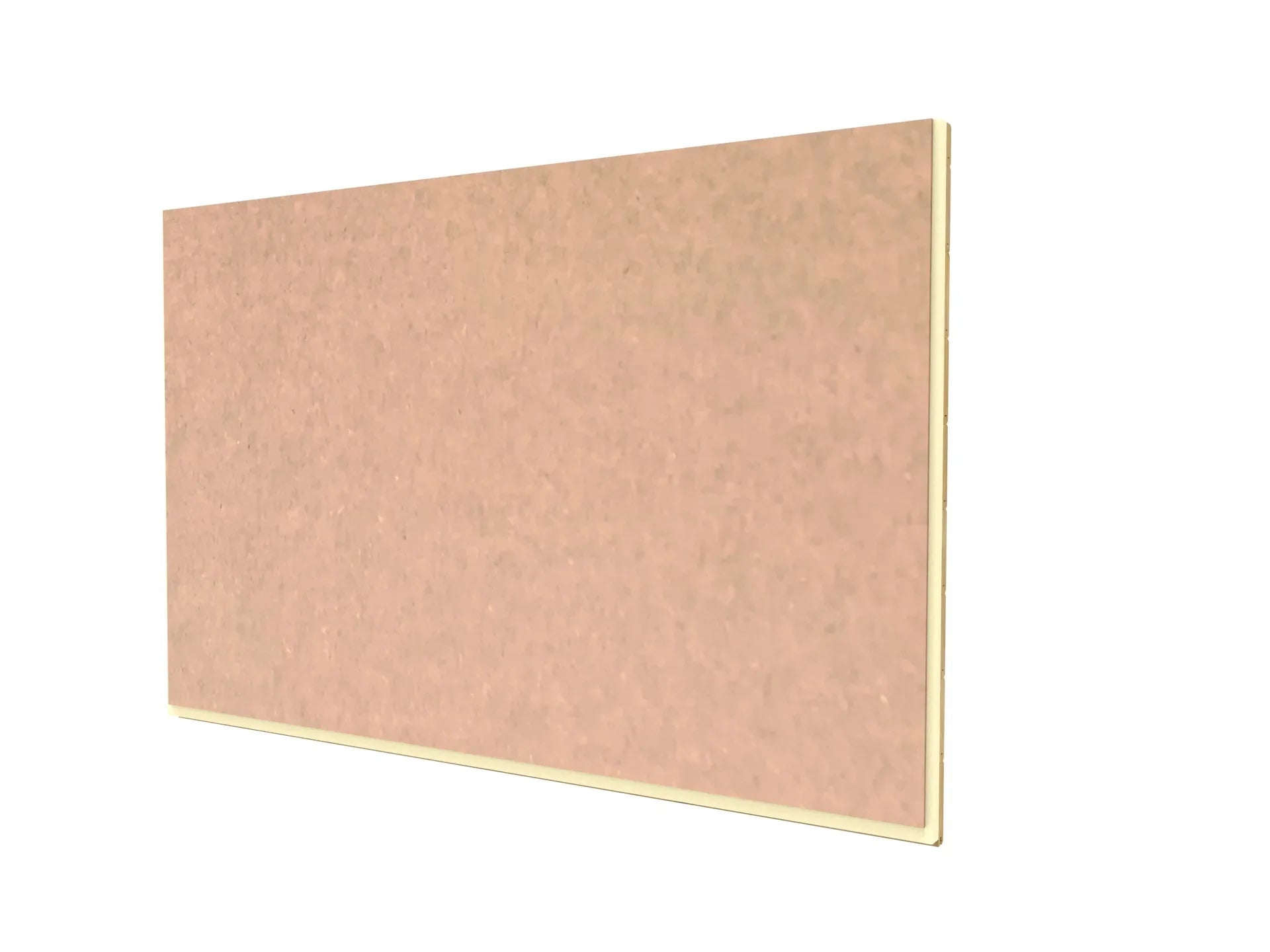 Isolierte Hundehüttenwand aus Holz, Styropor Fichtenbretter