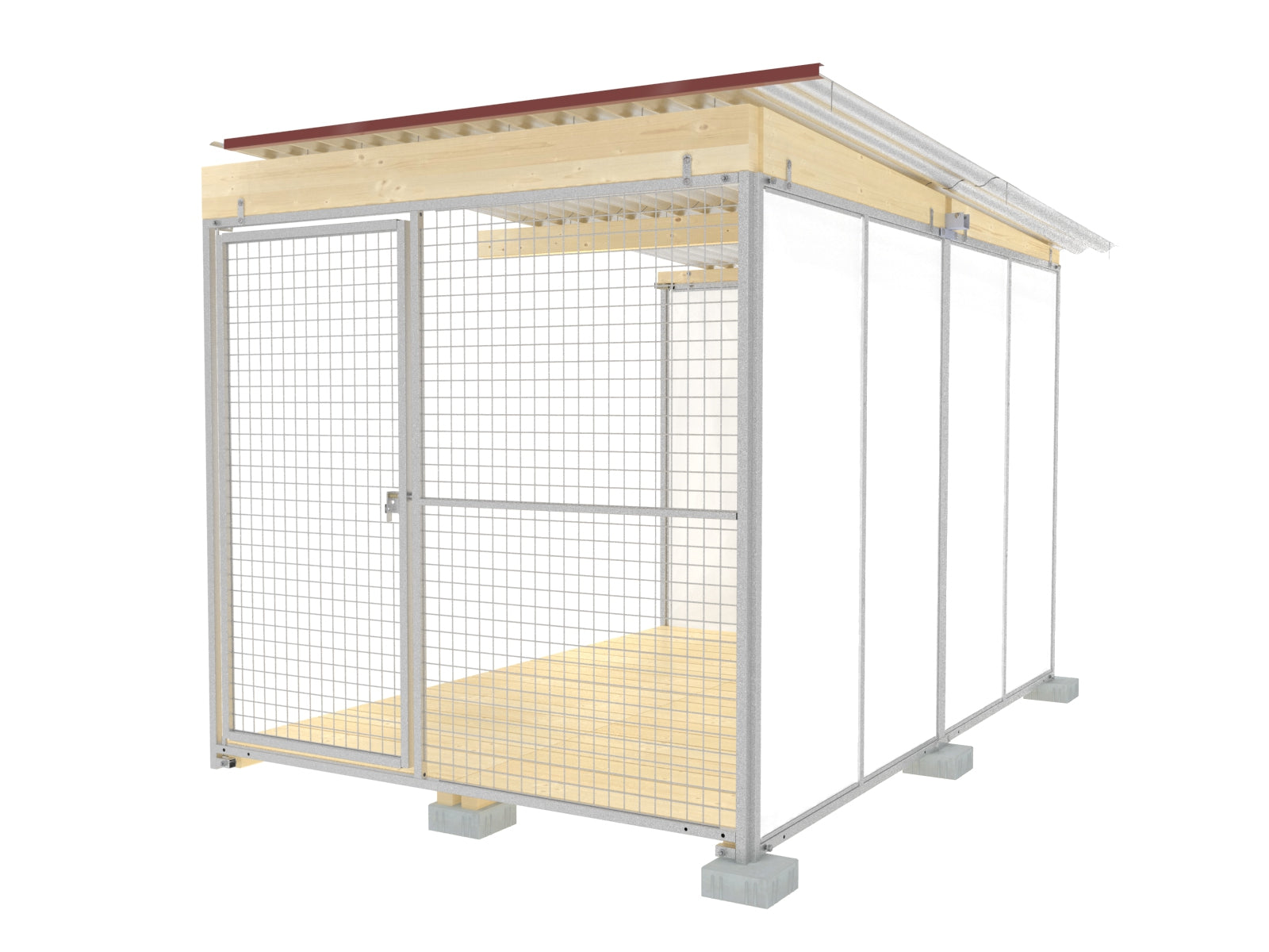 Zwingerabteil zum Anbauen für Anlagen mit vielen Hunden