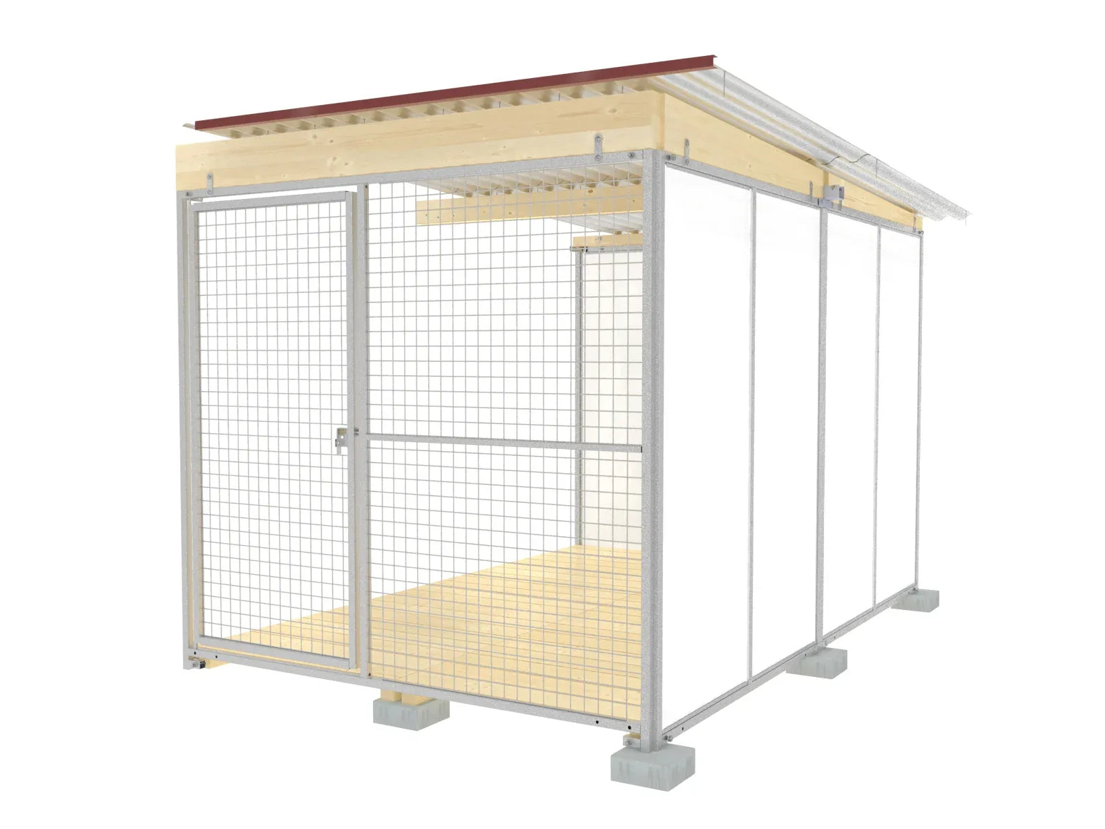 Zwingerabteil zum Anbauen für Anlagen mit vielen Hunden