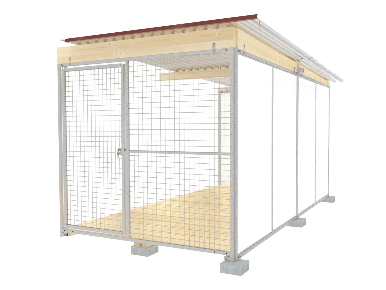 Zwingerabteil zum Anbauen für Anlagen mit vielen Hunden