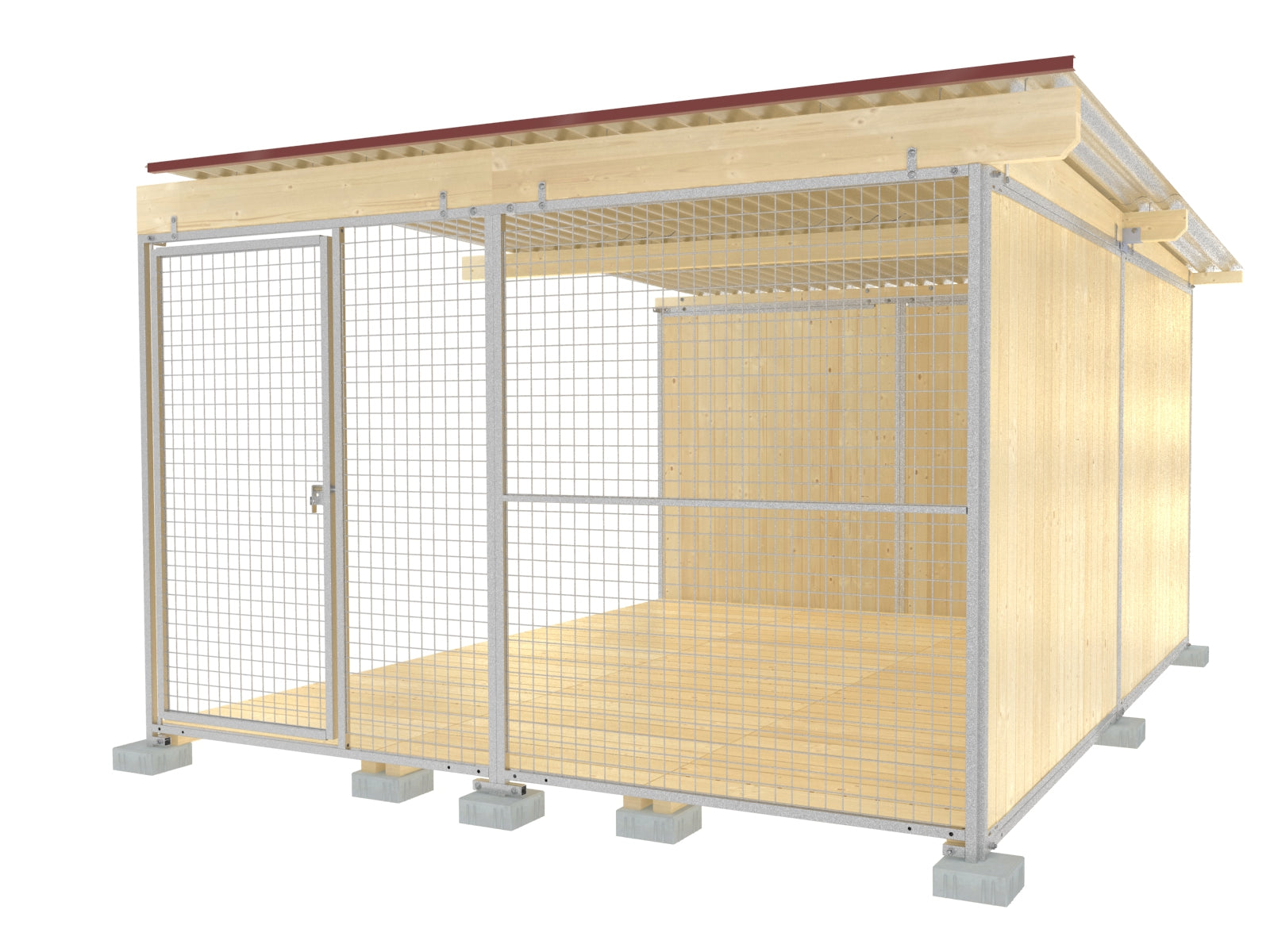 Classic-Zwinger Reihenanlage Tiefbau