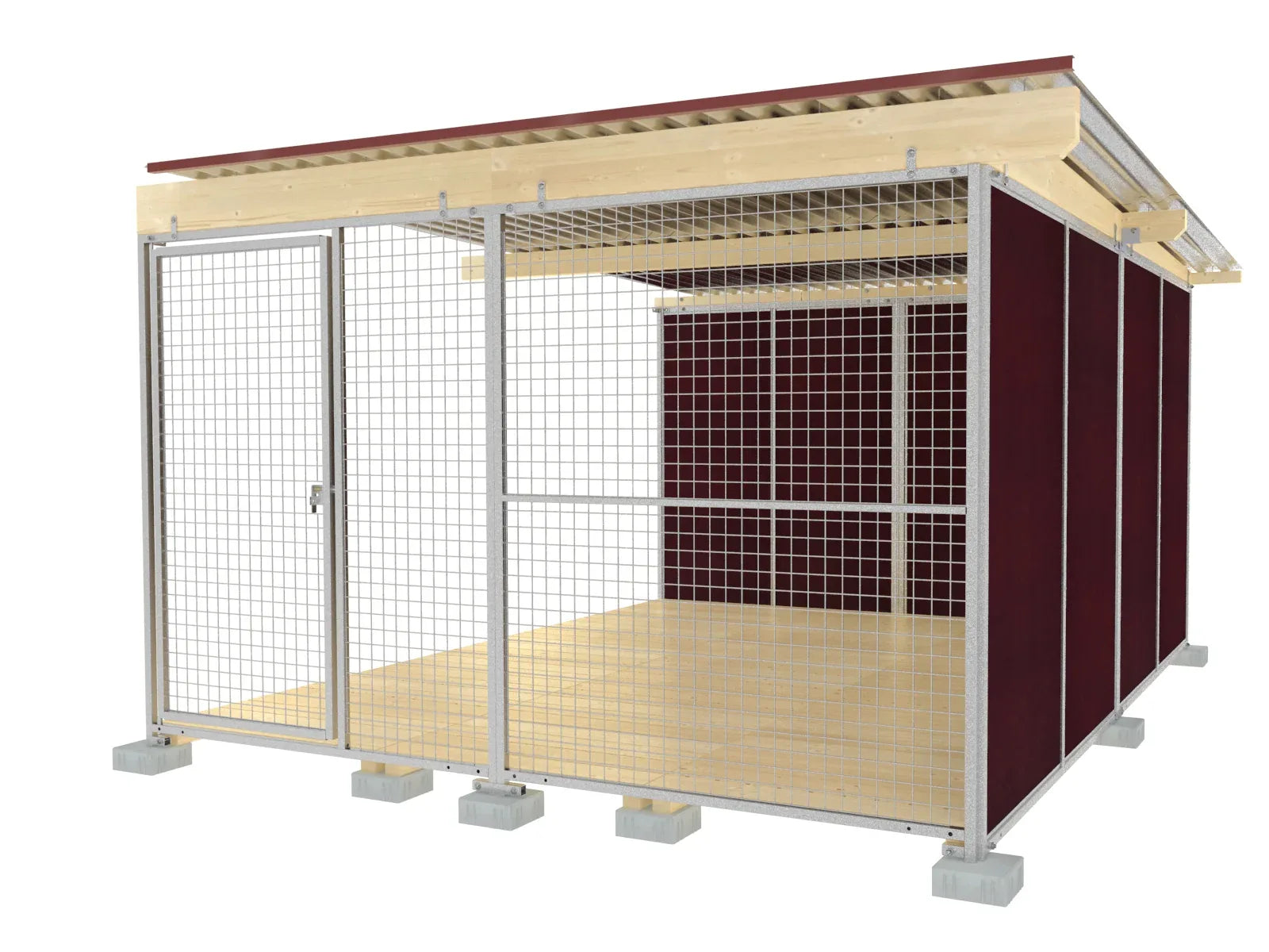 Hundezwinger zum Anbauen an eine Zwingeranlage