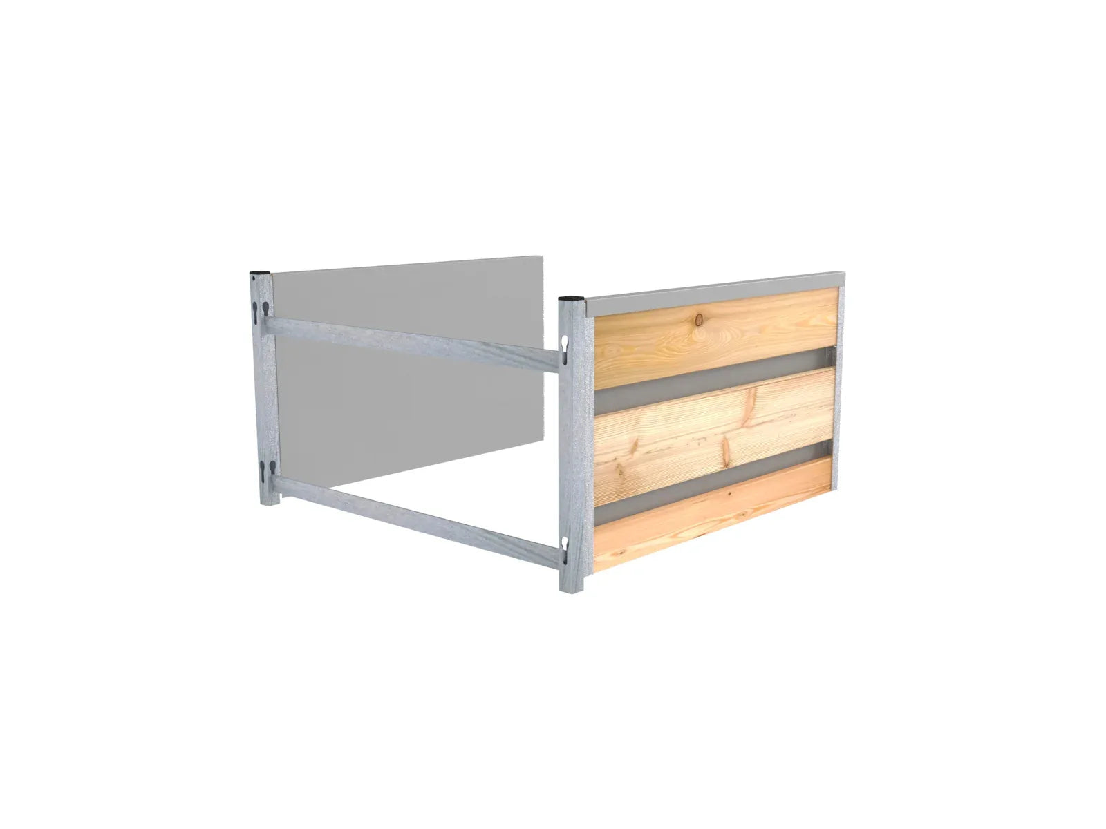 Tomatenbeet Elemente mit Versteifungen und Innenverkleidung