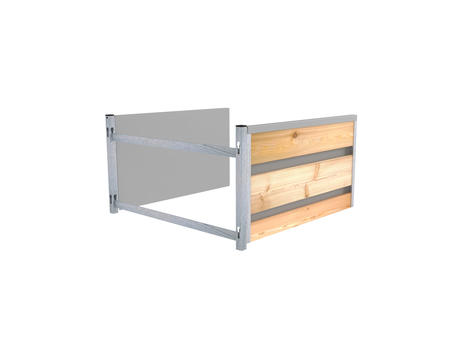 Tomatenbeet Elemente mit Versteifungen und Innenverkleidung