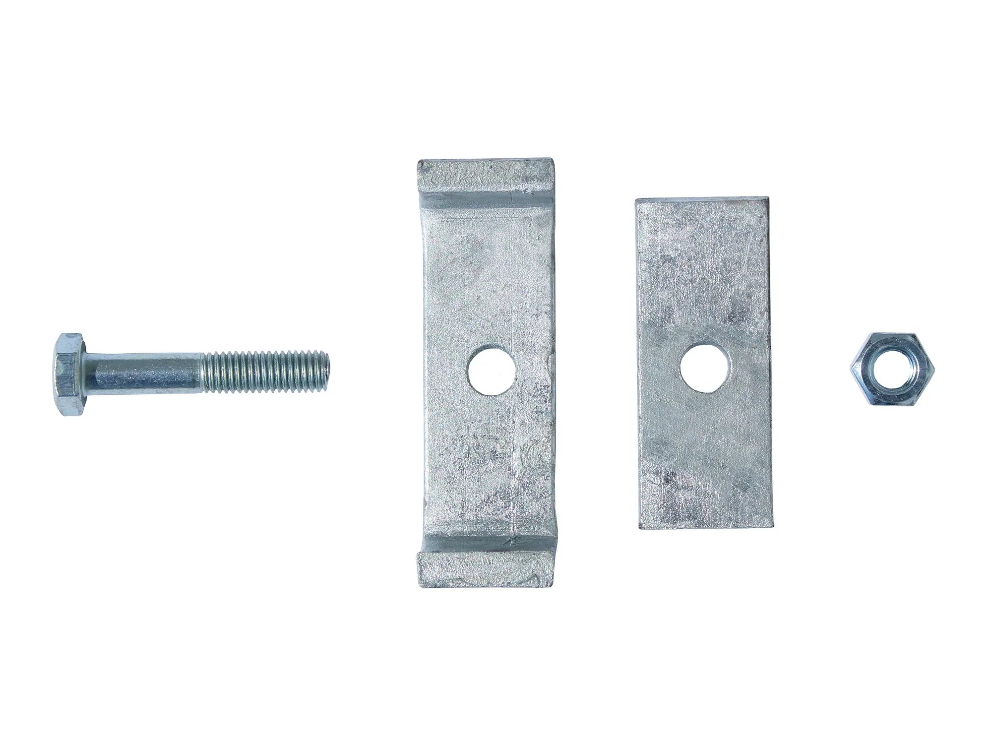 Verbindungsklammer aus Metall für Zäune