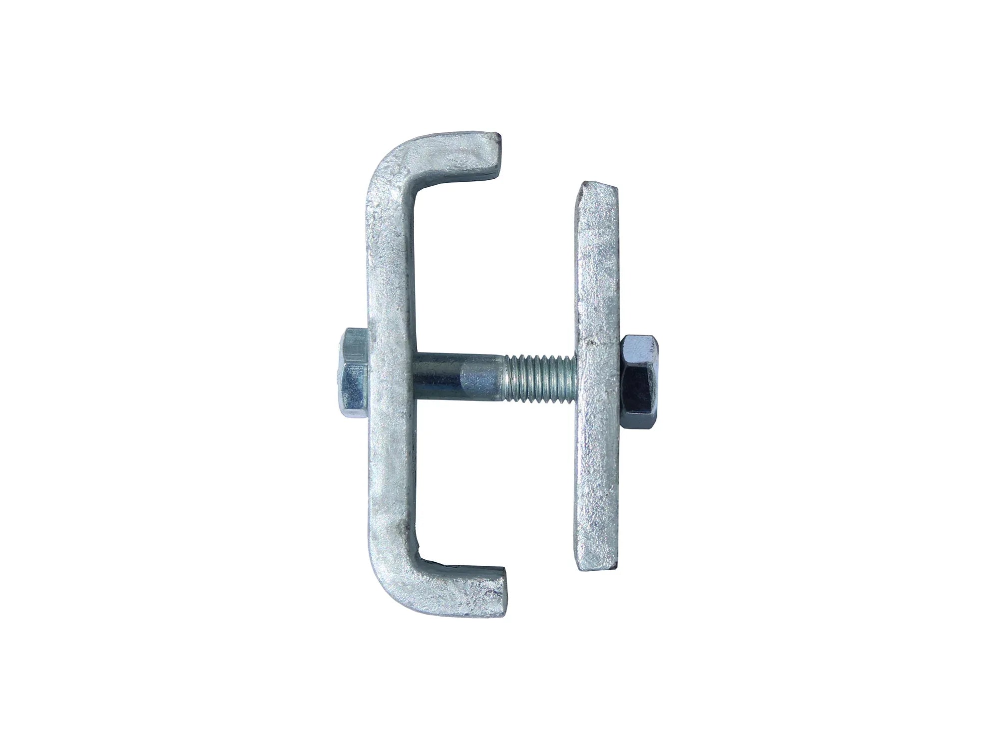 Verzinkte Verbindungsklammer mit Schraube und Mutter