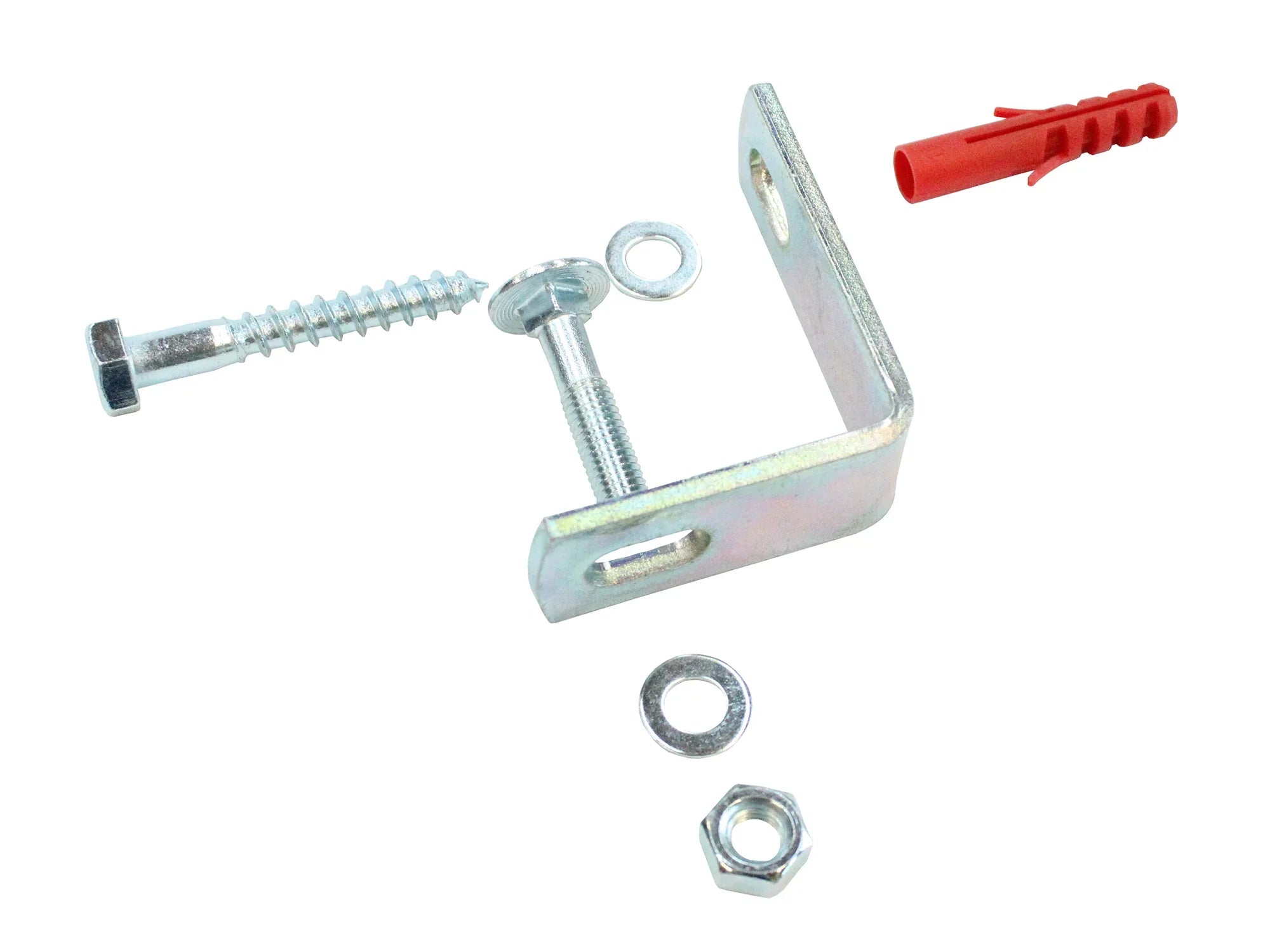 Massiver Stahlwinkel zur Befestigung im Mauerwerk