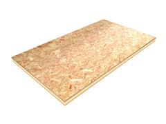 Holzboden aus zwei Spanplatten und Fichtenlatten