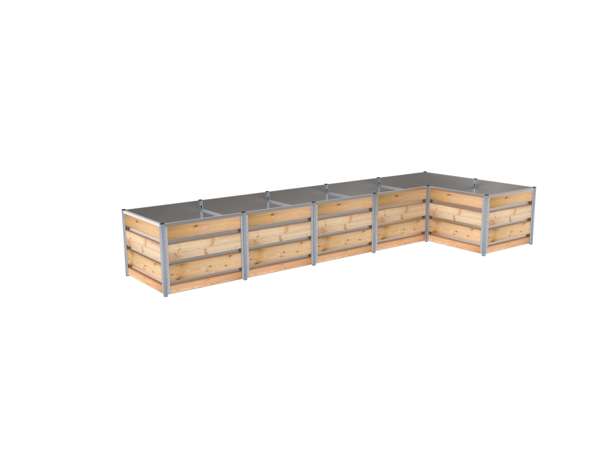 Hochbeet "Sprössling" L-Form | Höhe: 65 cm