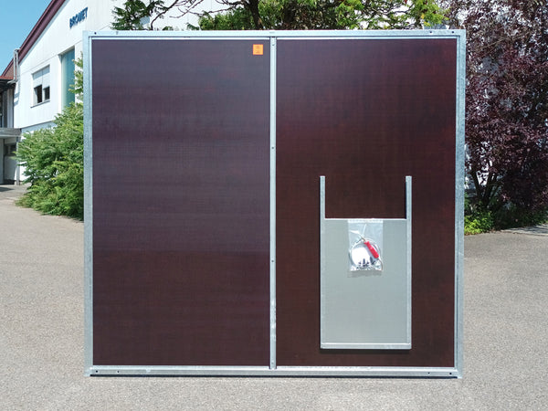 Schieber eingebaut in Nato-Wand