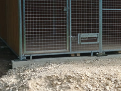 Sturmsicherung für Hundezwinger