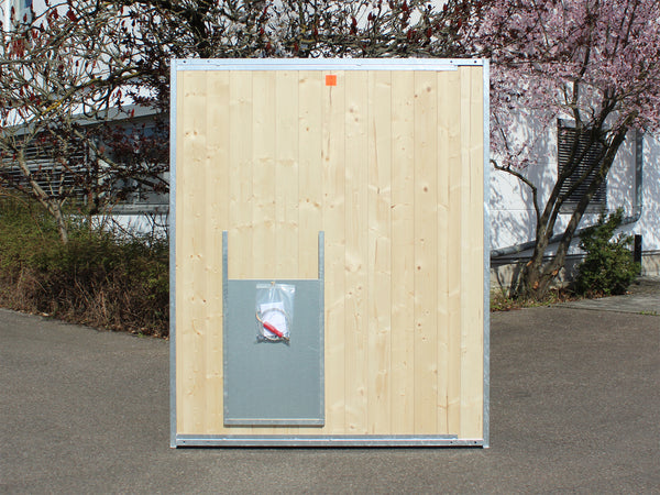 Schieber eingebaut in Classic-Wand
