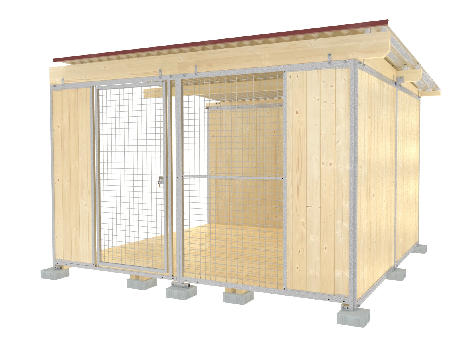 Classic-Zwinger Reihenanlage Tiefbau