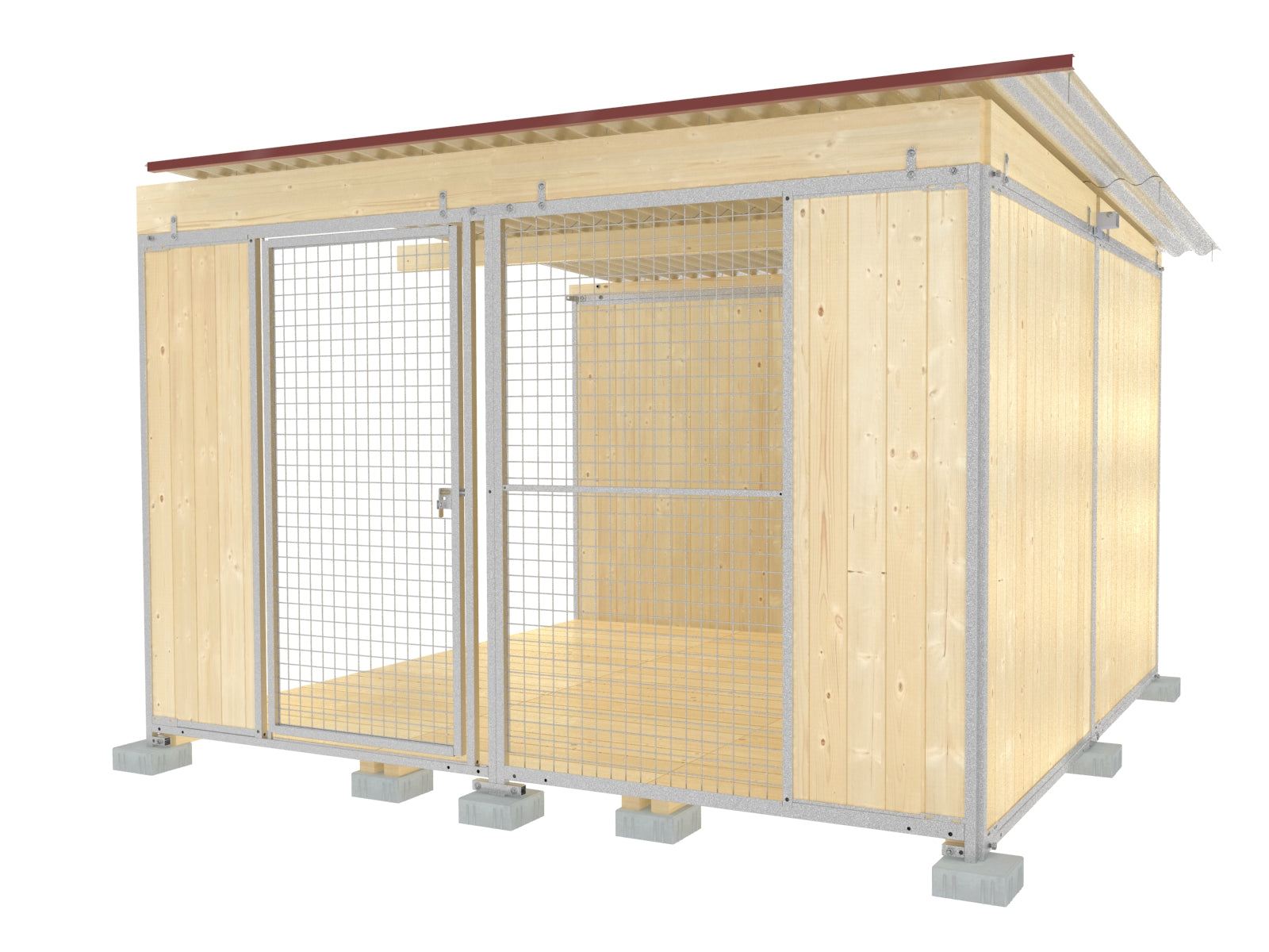 Classic-Zwinger Reihenanlage Tiefbau