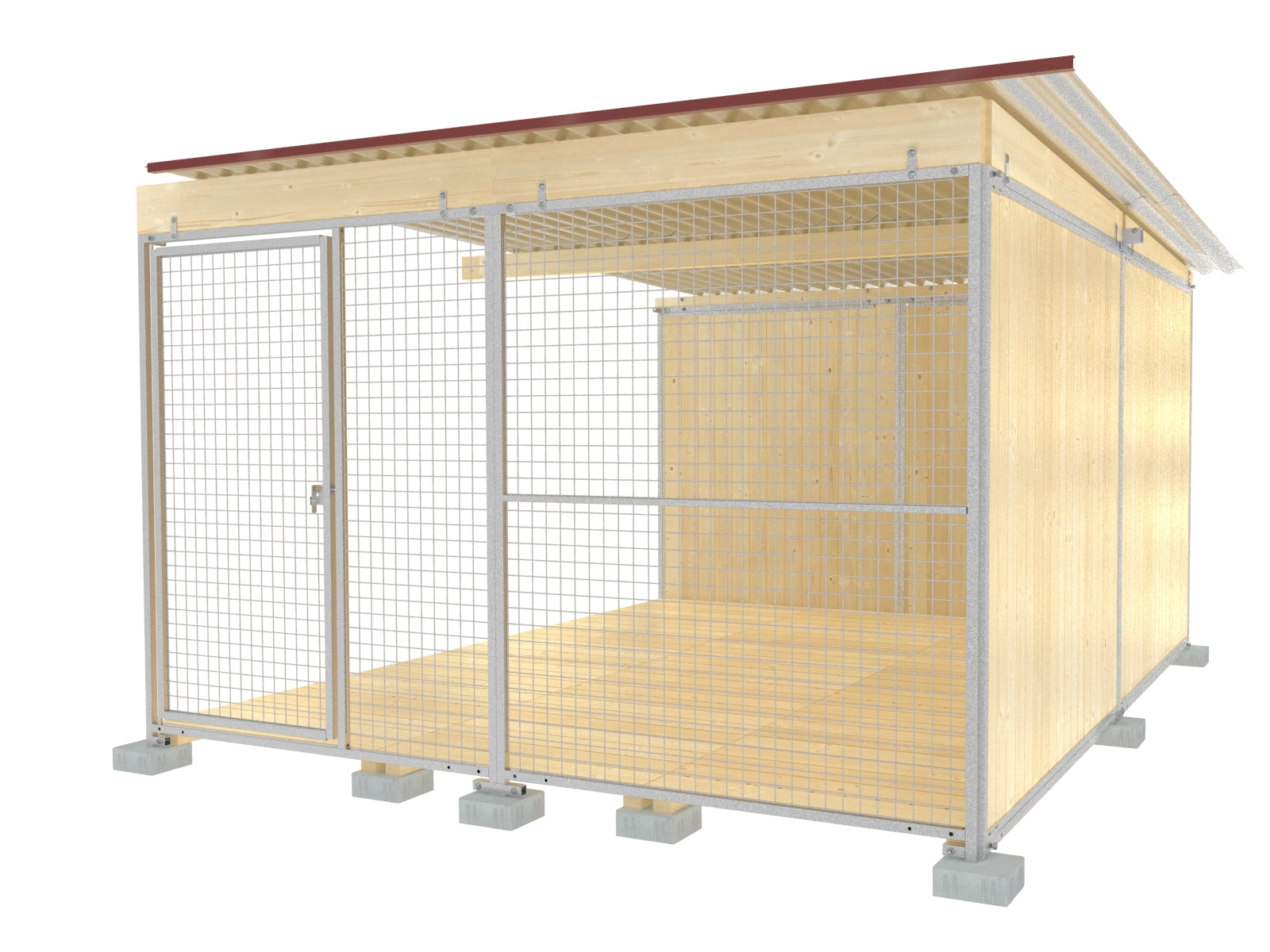 Classic-Zwinger Reihenanlage Tiefbau