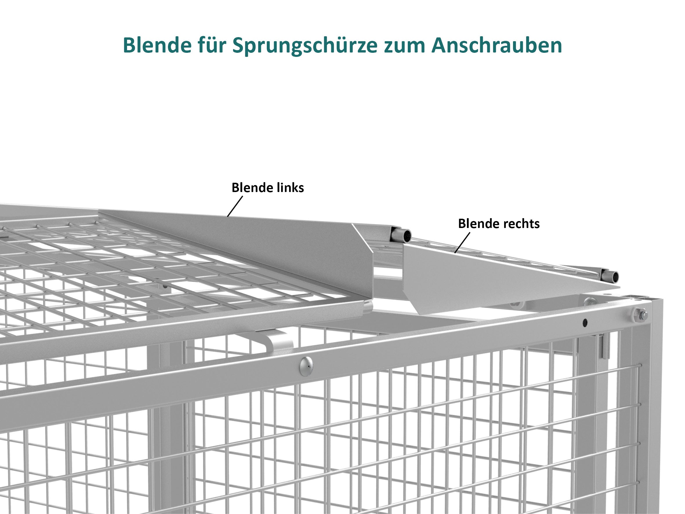 Blende für Sprungschürze